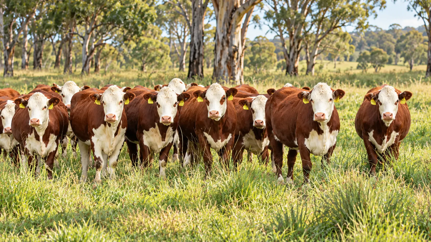 Bowen Poll Hereford female cattle